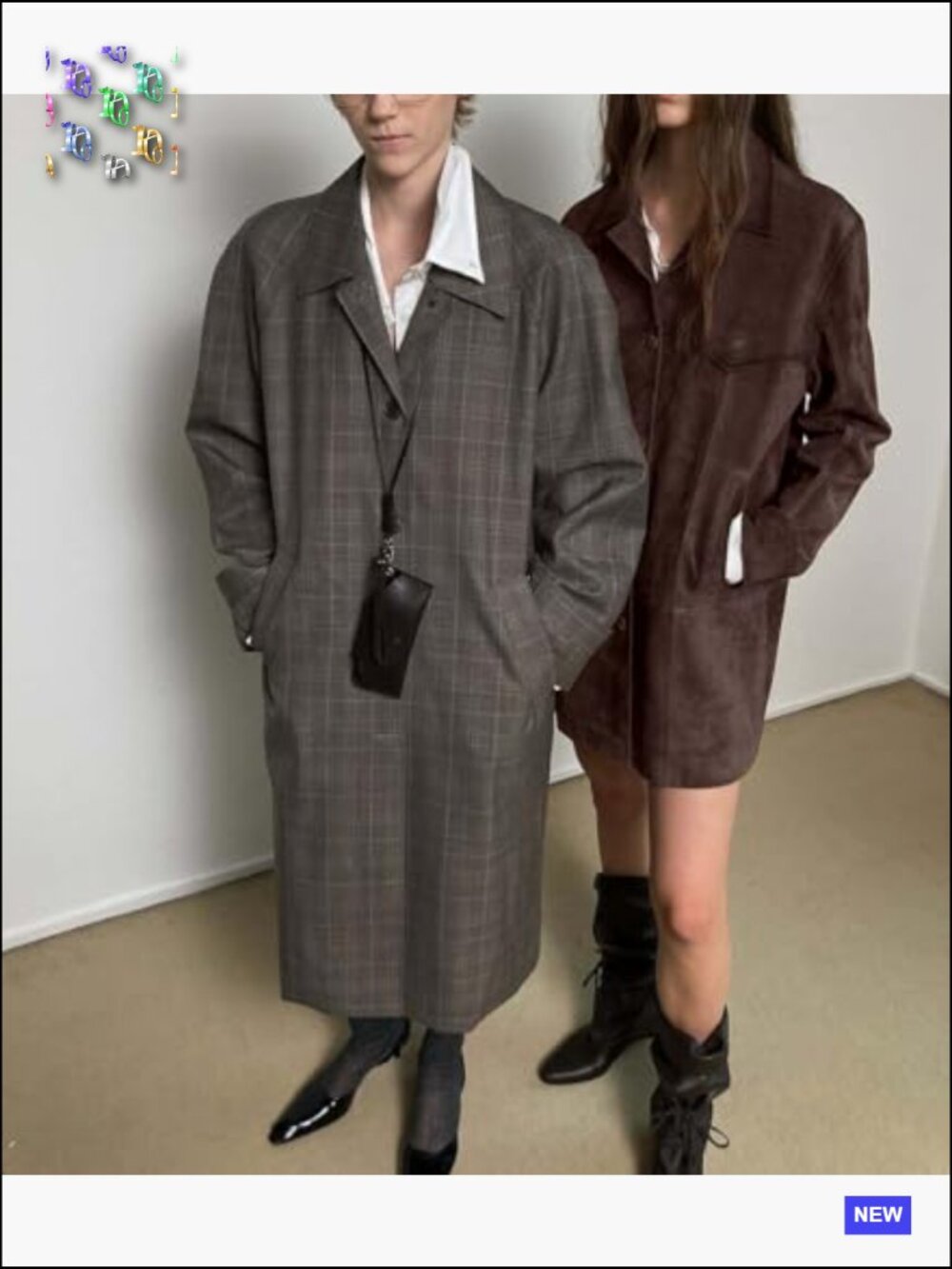 Retro Faux Suede Leather Shacket Jacket Lapel Collar Mid Long Coat Oversized - Picture 5 of 5
